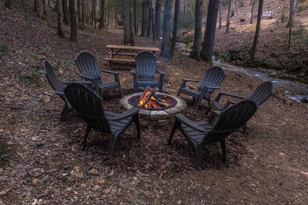 Private Creekside Cabin+Hot Tub,Pool Table, & Pets Ellijay Zewnętrze zdjęcie