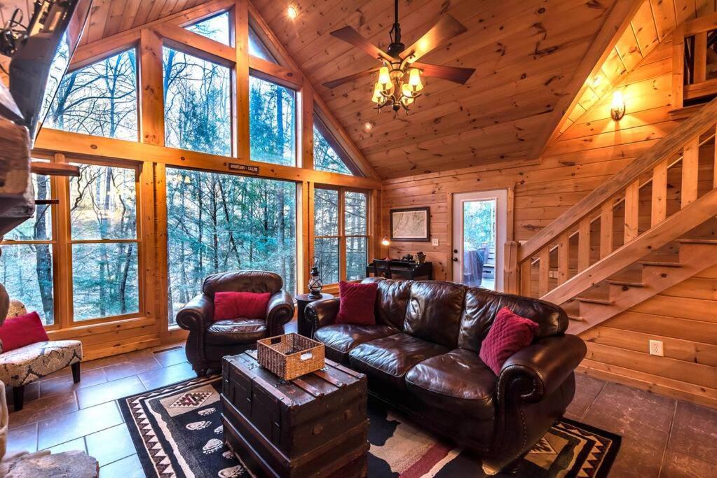 Private Creekside Cabin+Hot Tub,Pool Table, & Pets Ellijay Zewnętrze zdjęcie