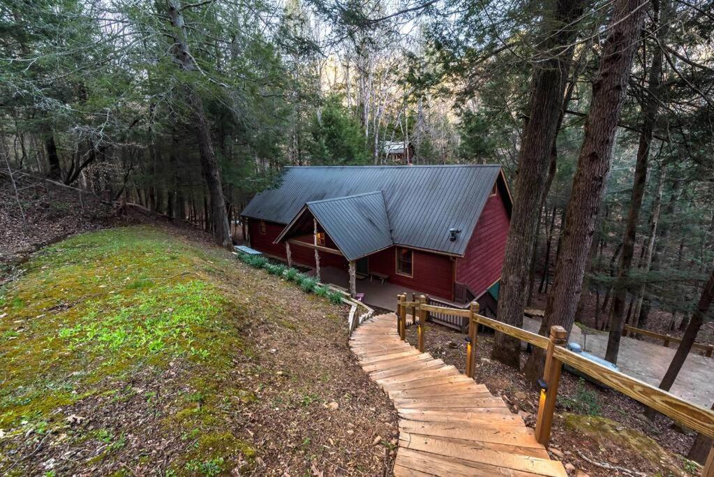 Private Creekside Cabin+Hot Tub,Pool Table, & Pets Ellijay Zewnętrze zdjęcie