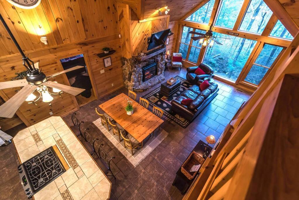 Private Creekside Cabin+Hot Tub,Pool Table, & Pets Ellijay Zewnętrze zdjęcie